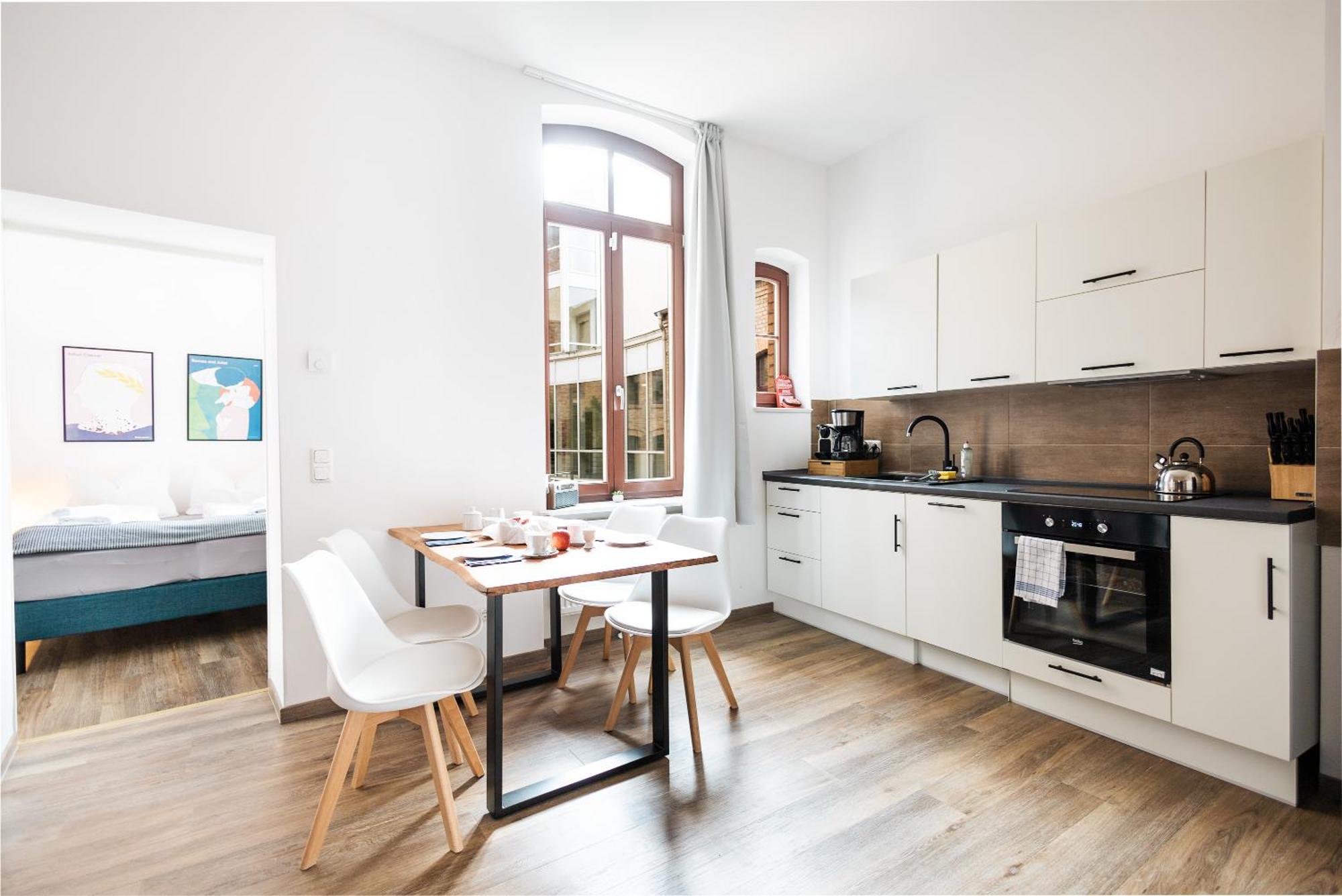 Halle  Apartments Am Neuen Theater - Altstadt - Zentral - Kueche - Wifi - Powered By Ko-Living المظهر الخارجي الصورة
